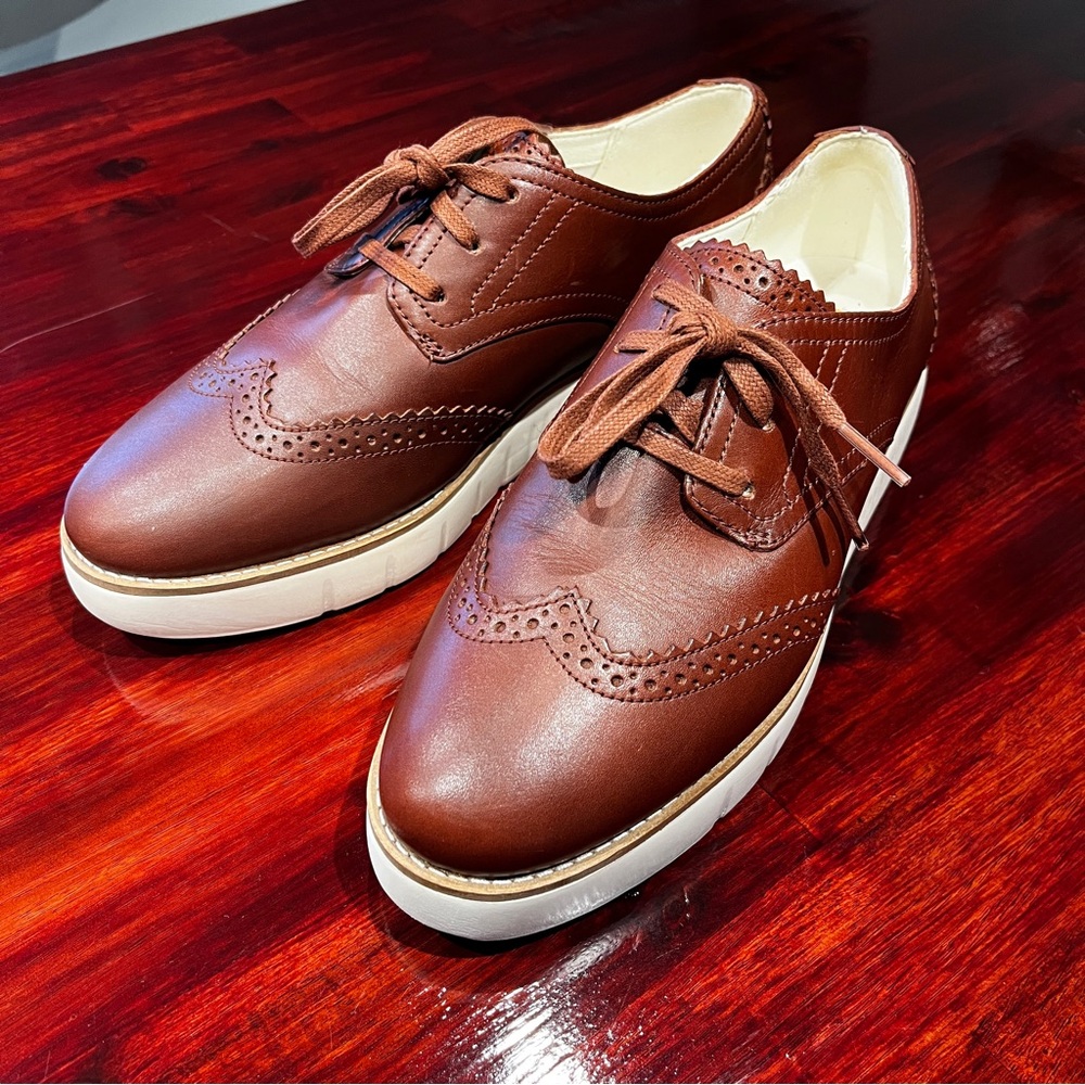 Cole Haan Grand City Women’s Platform Oxfords, Size 7, Like New!